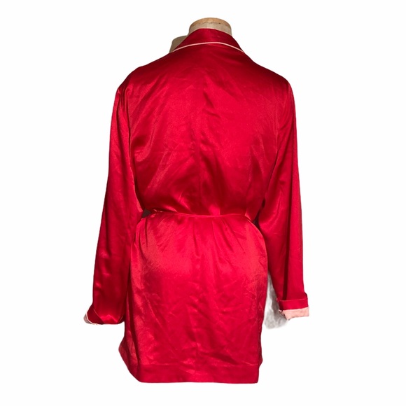 Victoria's Secret Silk Red Robe NWT Size L - Picture 5 of 8